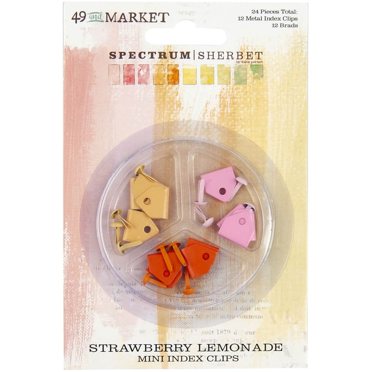 49 and Market Spectrum Sherbet Strawberry Lemonade Mini Metal